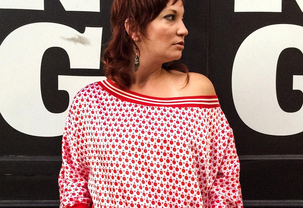 Sarobey Clothing Apparel & Culture Top Polka Dots Red